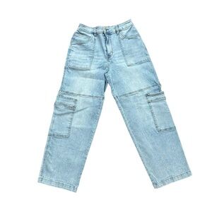 Light Blue Wide Leg Jeans